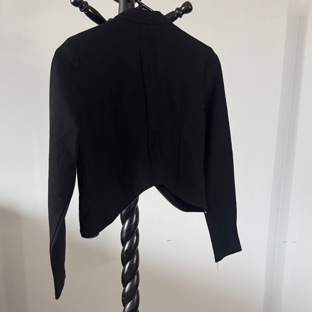 Shinestar Black Blazer with Gold Accents - Picture 2 of 4